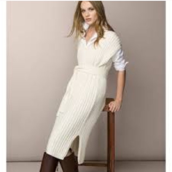 Massimo Dutti Italian Yarn Sweater Dress - Picture 1 of 8